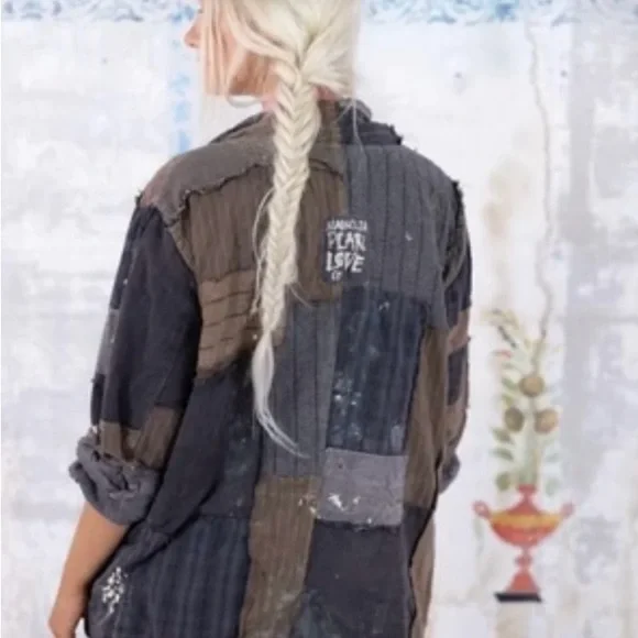 Magnolia Pearl Charlotte Shawl Collar Coat Pioneer - NWOT - Picture 11 of 11